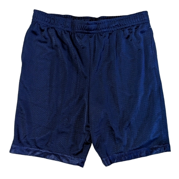 𝅺athletic Works Boys Mesh Shorts  Large 10-12 Navy New With Tags - Picture 1 of 3